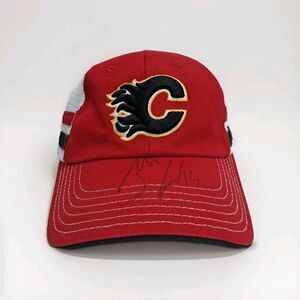 Autographed Johnny Gaudreau #13 Calgary Flames Signed Hat Cap American Needle